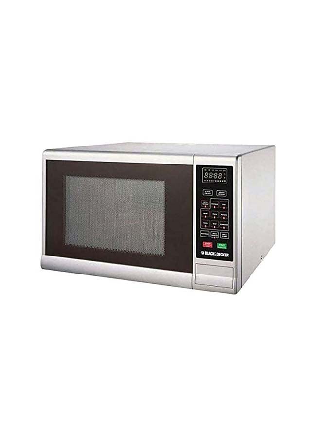 30 Litres Grill Microwave Oven, 900W, 5 Power Levels,9 Auto Cook Menus, Grill/Combi Cooking, Defrost By Weight And Time, Easy Clean Cavity 30 L 900 W MZ3000PG-B5 Silver/Black