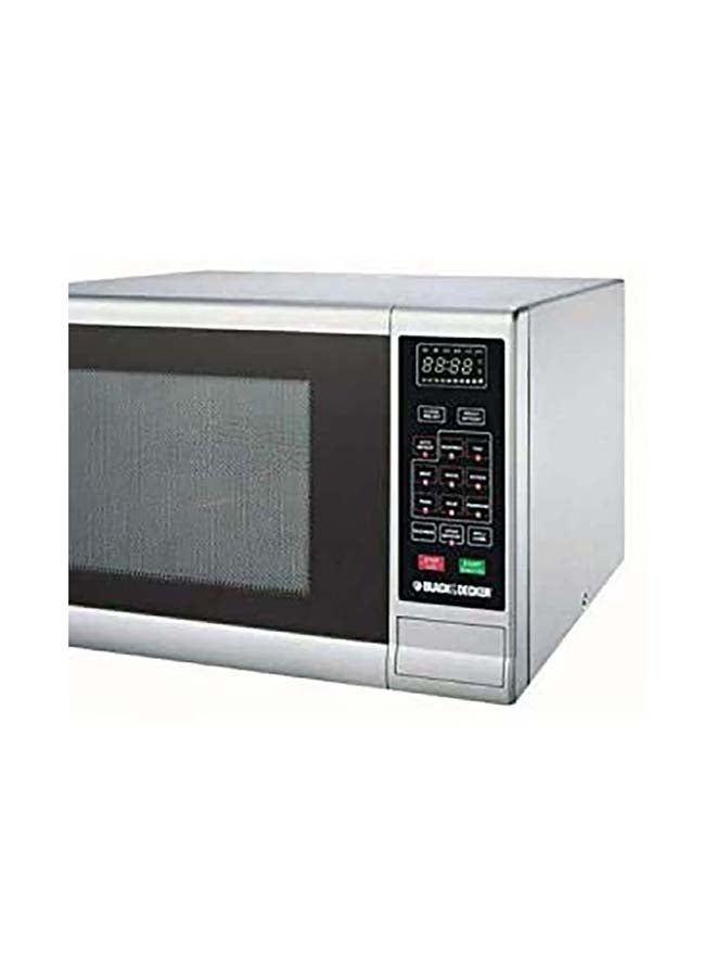 30 Litres Grill Microwave Oven, 900W, 5 Power Levels,9 Auto Cook Menus, Grill/Combi Cooking, Defrost By Weight And Time, Easy Clean Cavity 30 L 900 W MZ3000PG-B5 Silver/Black