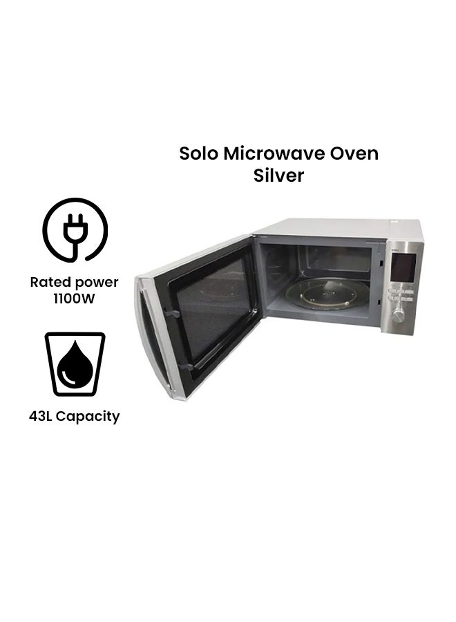 Electric Microwave Oven With Grill 43L 43 L 1100 W R-78BT(ST) Silver