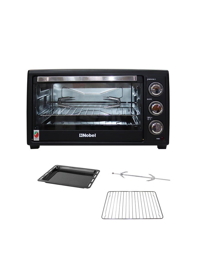 Electric Oven Black 35 Litres 1500W Stainless Steel Heating Element Rotisserie With Timer NEO36 35 L 1500 W NEO36 Black