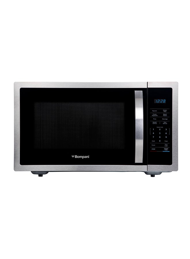 45L Microwave Oven - Stainless Steel Design With Digital Controls, Led Display, 11 Power Levels, 6 Auto Menus, 95-Min Timer, Defrost, Quick Start, Glass Turntable. 1-Year Warranty 45 L 1100 W BMO45DS Grey