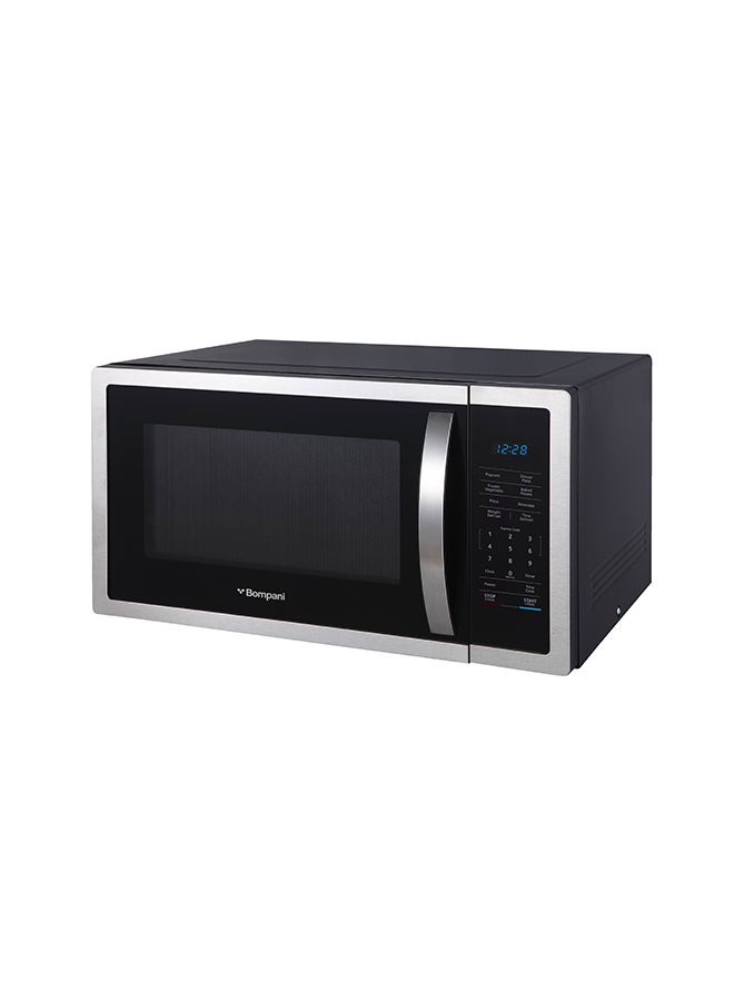 45L Microwave Oven - Stainless Steel Design With Digital Controls, Led Display, 11 Power Levels, 6 Auto Menus, 95-Min Timer, Defrost, Quick Start, Glass Turntable. 1-Year Warranty 45 L 1100 W BMO45DS Grey