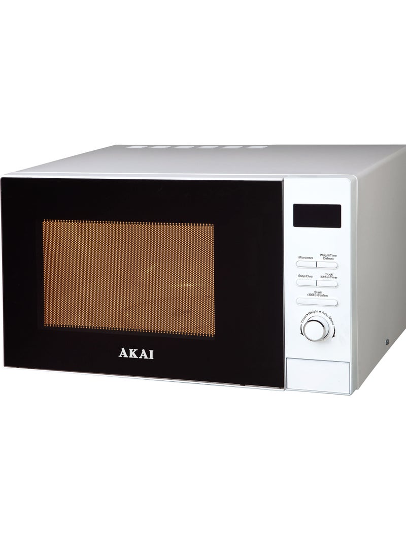 42 Liters Membrane Digital Control Microwave Green Led Display 7 Auto Menu Child Safety Lock 42 L 1100 W MWMA-M45DS Silver
