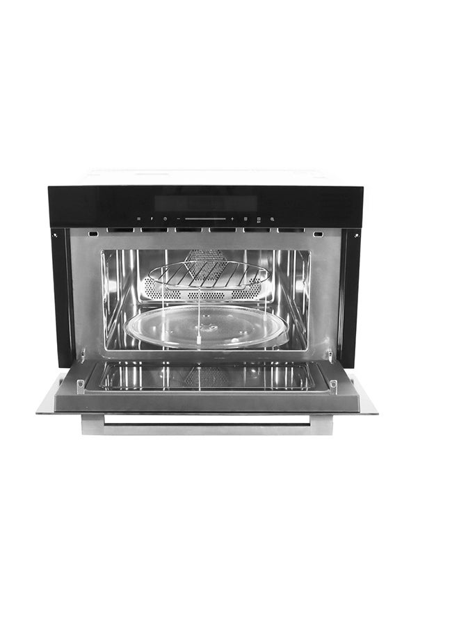 34L Built-in Microwave Oven, Touch Control Black Face, Stainless Steel Cavity, Microwave, Grill, Convection, End Signal & Child Safety Lock, 30 Seconds Quick Start, 10 Auto Menus, 5 Power Levels, 1100W Grill & 2300W Convection Power 34 L 1100 W NMO34BI Black