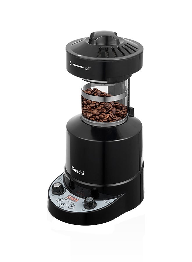 Air Coffee Roaster with Adjustable Temperature, Fan Speed Control and Timer 2100 W NL-CR-4965-BK Black