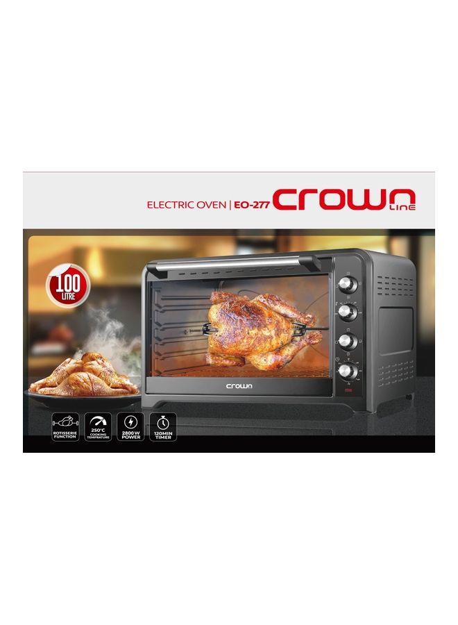 Electric Oven 100L 2800.0 W EO-277 Black