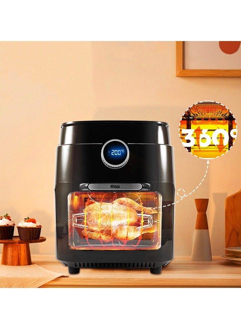 12L large capacity household intelligent multi-function electric fryer smoke-free touch screen automatic air fryer