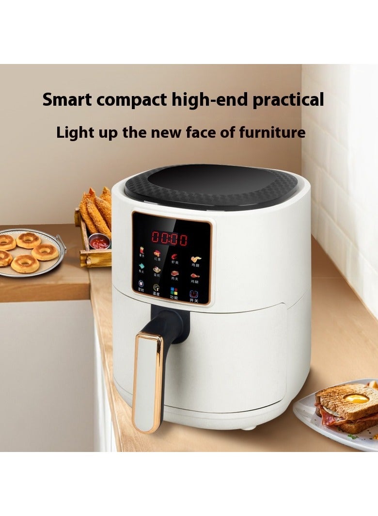 New intelligent air fryer 6L large capacity household automatic French fries machine smoke-free electric fryer250*250*310mm