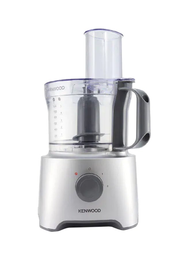 Multiplier Compact Food Processor FDP304S1 Silver/clear