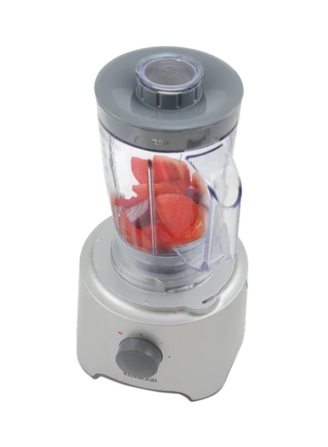 Multiplier Compact Food Processor FDP304S1 Silver/clear