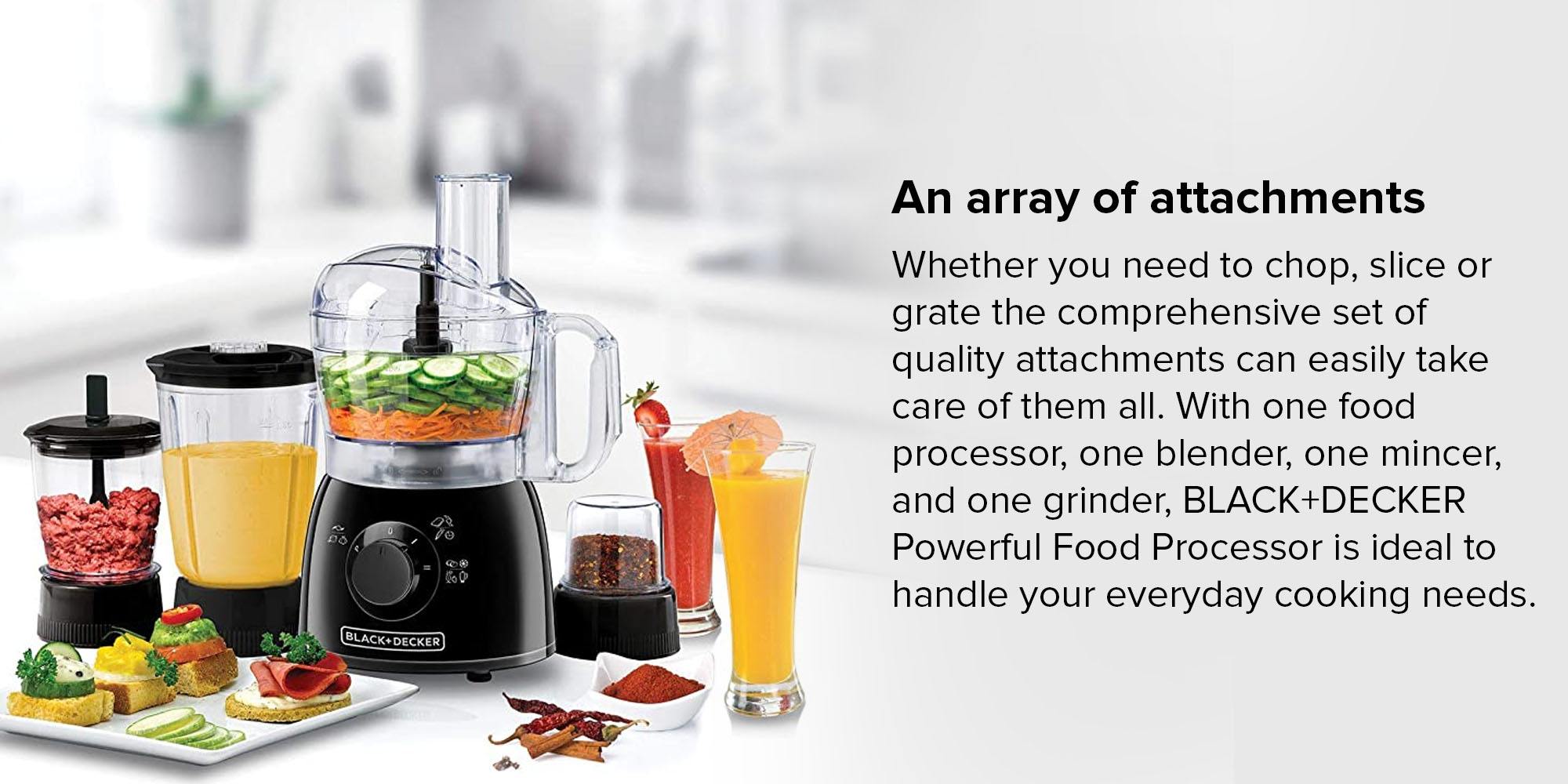 5-In-1 Food Processor With 33 Functions 1.2 L 400.0 W KR43-B5 Black