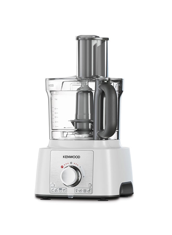 Food Processor, Bowl, 1.5L Blender Bowl, Multi Mill, 7 Processing Tools, 3 L 1000 W FDP65.400WH, FDP65.450 white