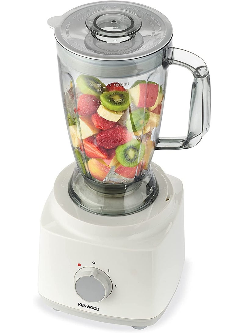 Food Processor, Blender, Whisk, Dough Maker 2 L 750 W FDP03.C0WH White