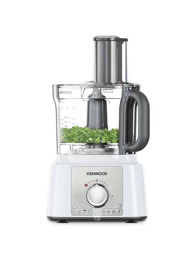 Premium Food Processor 1.5 L 1000 W FDP65.750WH White/Grey