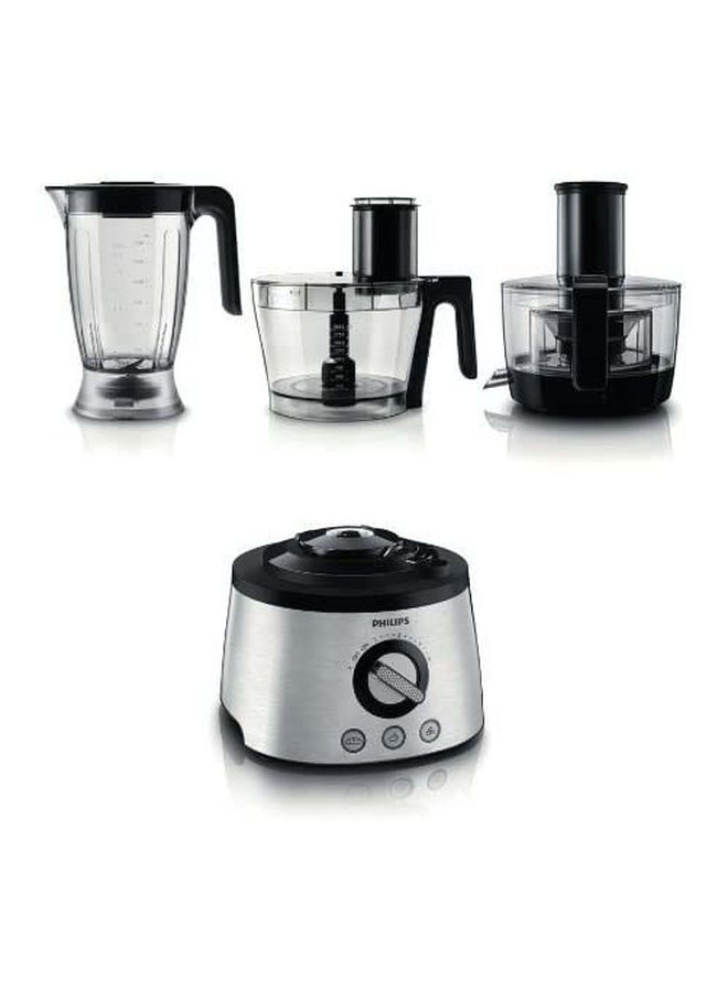 Food Processor 1300W 3.4 L 1300.0 W HR7778/00 Black/Clear/Silver