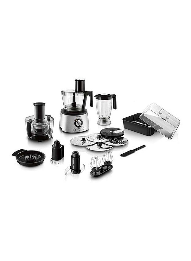 Food Processor 1300W 3.4 L 1300.0 W HR7778/00 Black/Clear/Silver