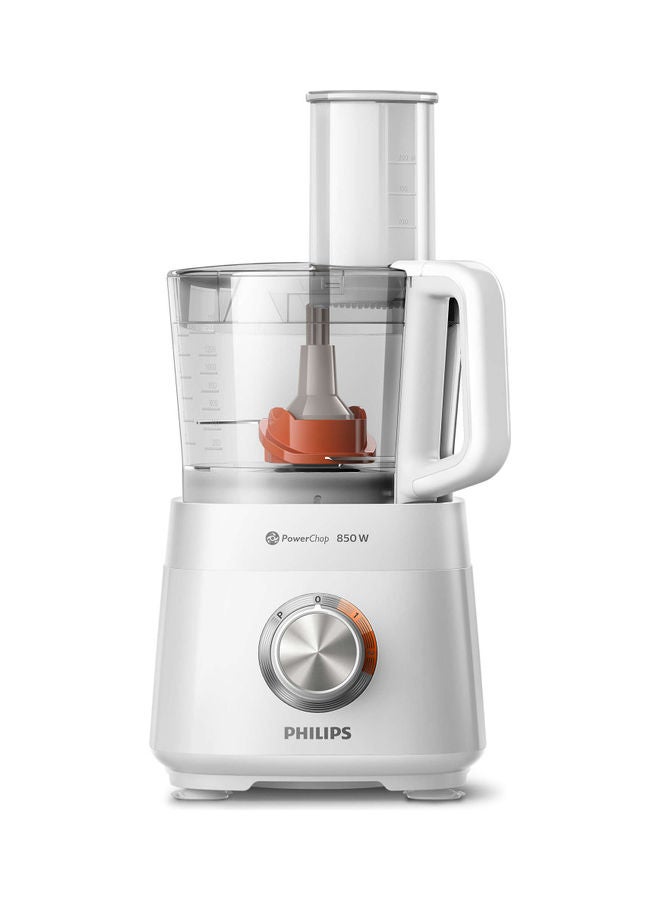 Compact Food Processor 850 W HR7520/01 White