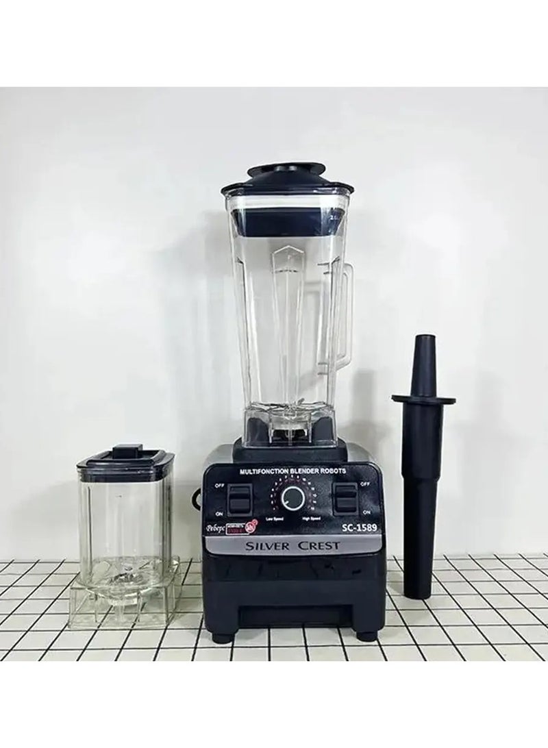 Double Cup Commercial
 2.5L 4500W BPA Free Heavy Duty Blender Mixer Electric High Speed Juicer Food Processor Ice Smoothies Crusher Blander