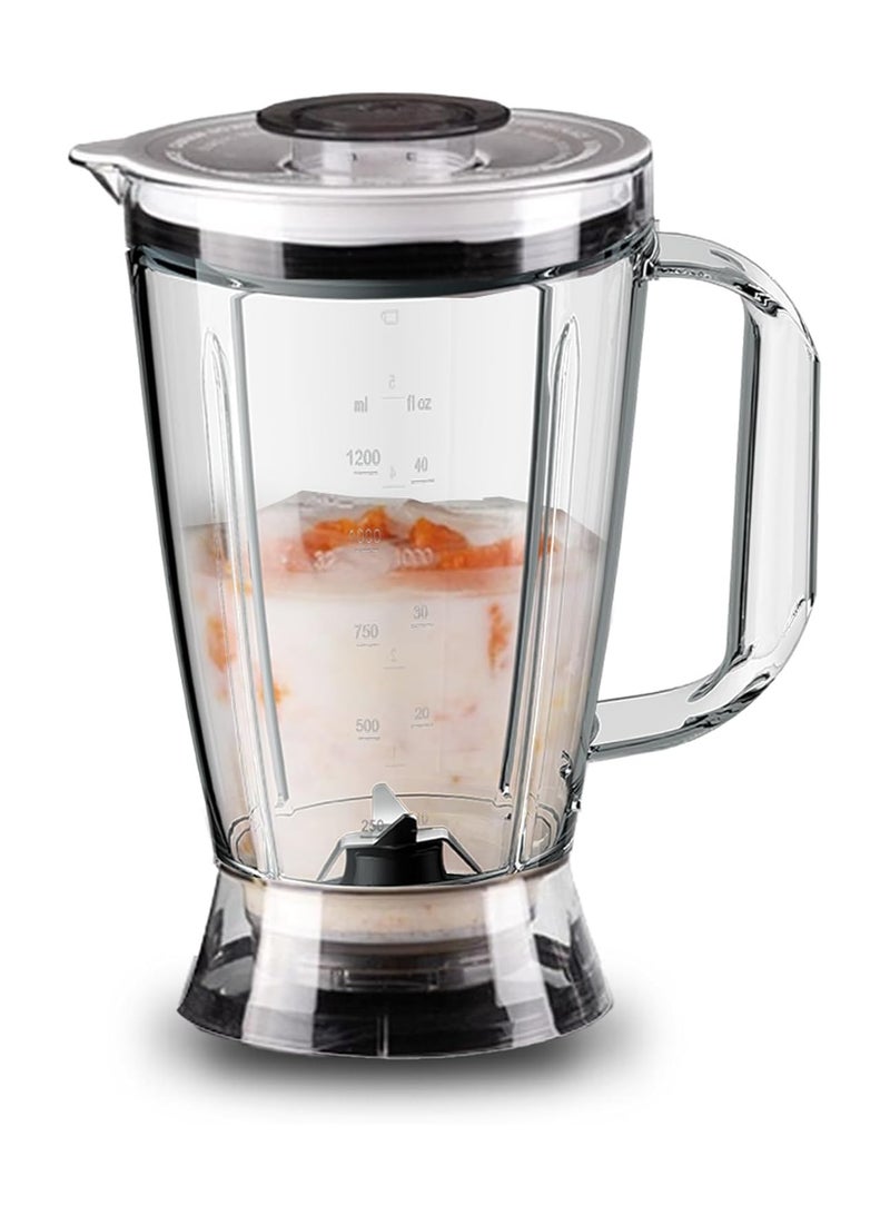 8-In-1 Food Processor System With Bowl And 1.8 L Blender/2 Speed Button And Pulse 2.1 L 750 W FP 0132 White