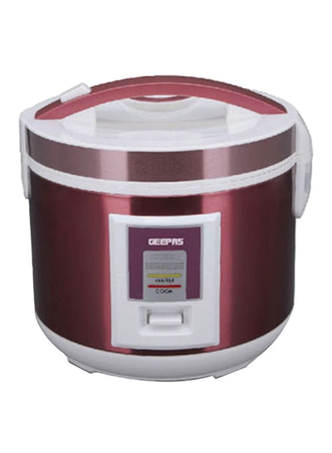 Multifunctional Automatic Rice Cooker with Stainless Steel Body & Non-Stick Inner Pot 1.5 L 708 W GRC4328N Red