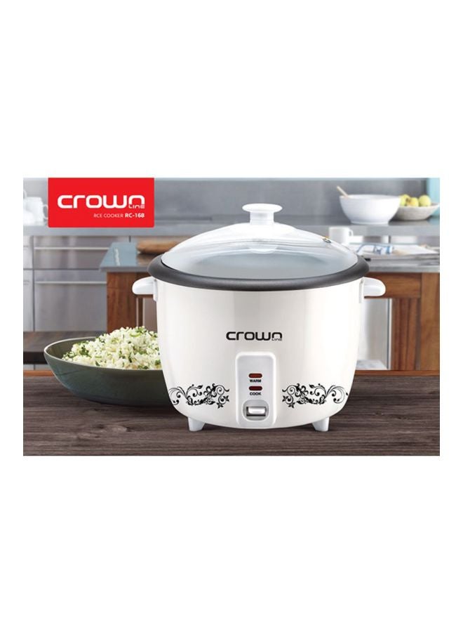 Rice Cooker With Steamer 1.0 L 300.0 W RC-168 White