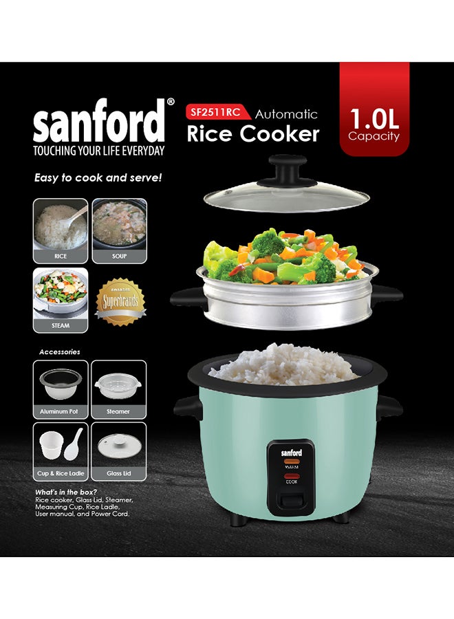 RICE COOKER 1 L 400 W SF2511RC-1.0L BS Black, White, Blue ,Red