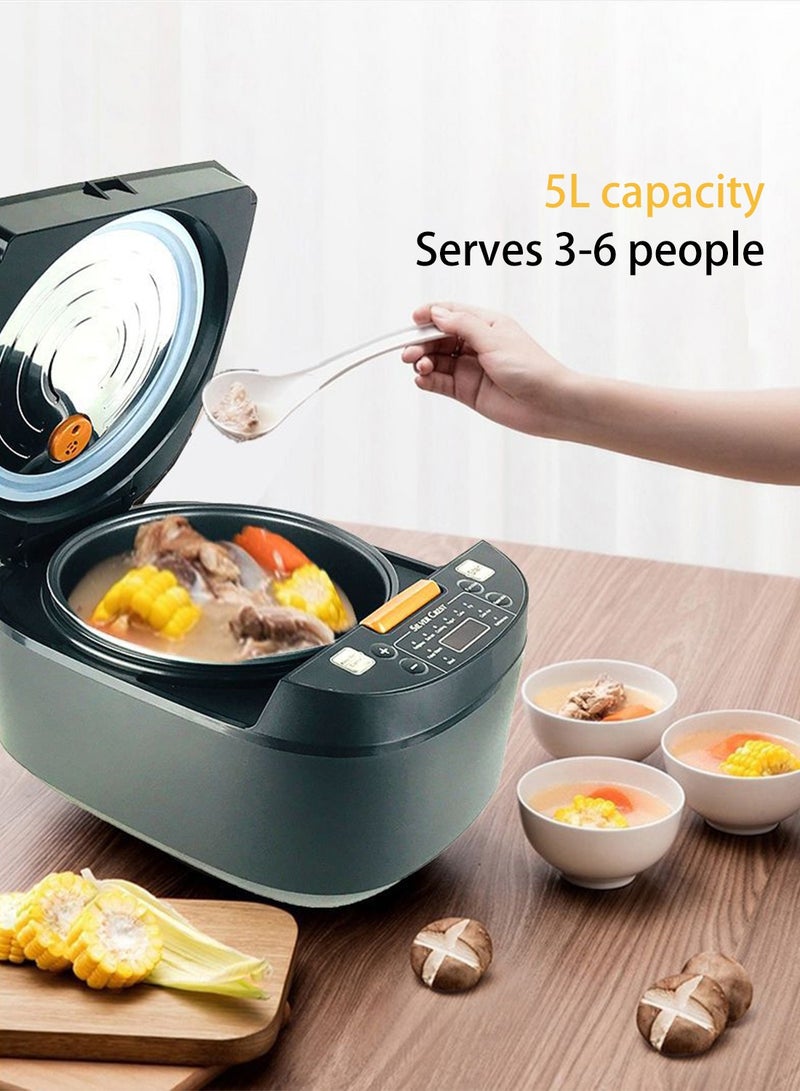 Programmable Electric Rice Cooker 5 L 900 W Black