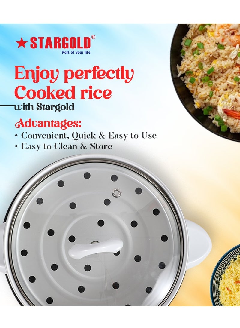 Electric Rice Cooker 1.8 Liter Automatic 700W Multi Cooker for Healthy Cooking
