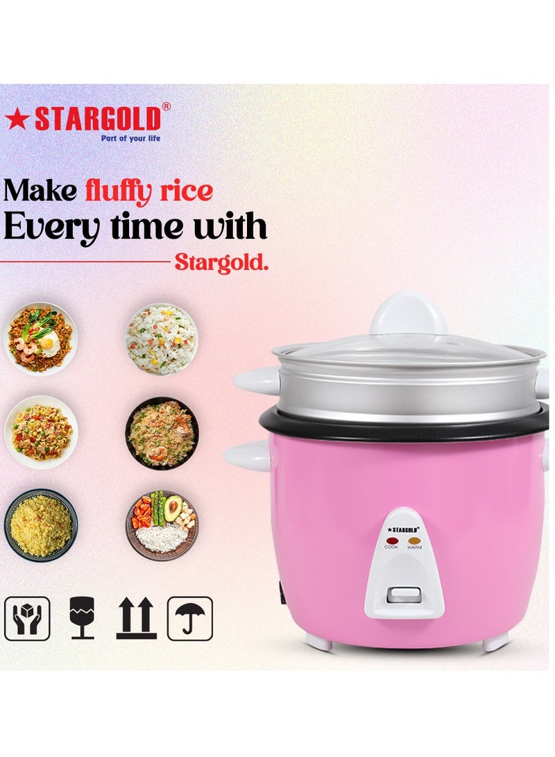 Electric Rice Cooker 1.8 Liter Automatic 700W Multi Cooker for Healthy Cooking