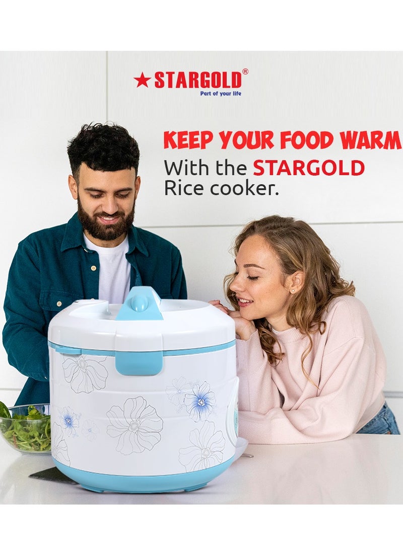 Electric Rice Cooker 1.8 Liter Automatic 700W Multi Cooker for Healthy Cooking