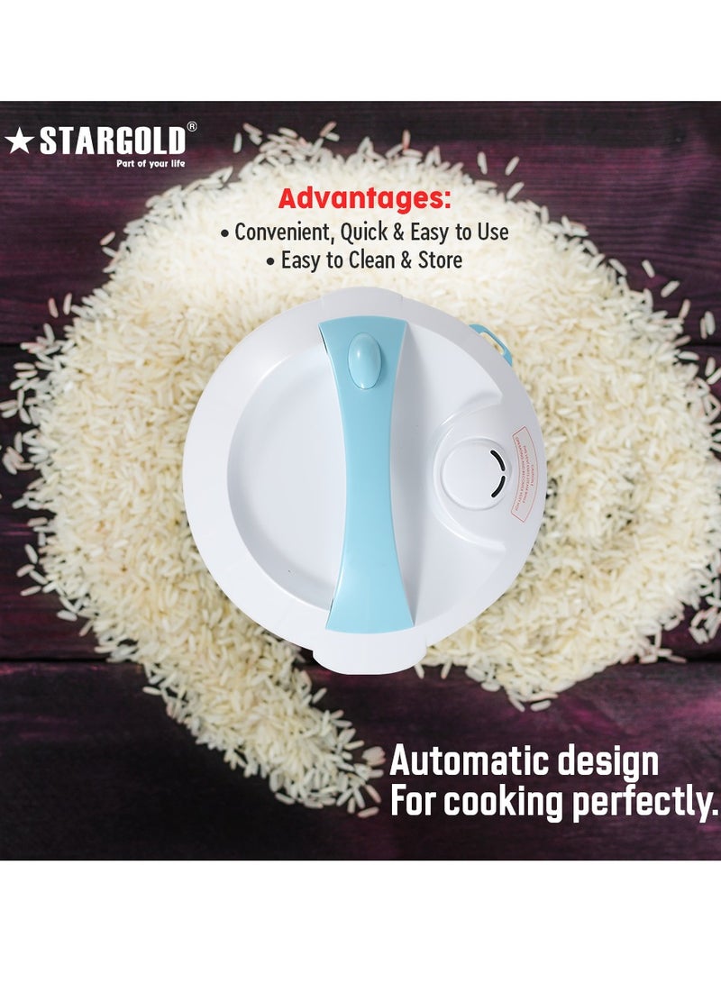 Electric Rice Cooker 1.8 Liter Automatic 700W Multi Cooker for Healthy Cooking