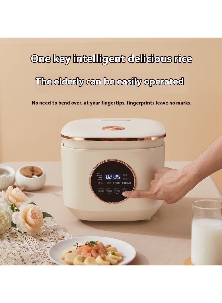 Smart Reservation Rice Cooker, Stainless Steel Inner Pot, Non-Stick Inner Pot, Cook/Steam/Keep Warm Function, 5 L, 900 W