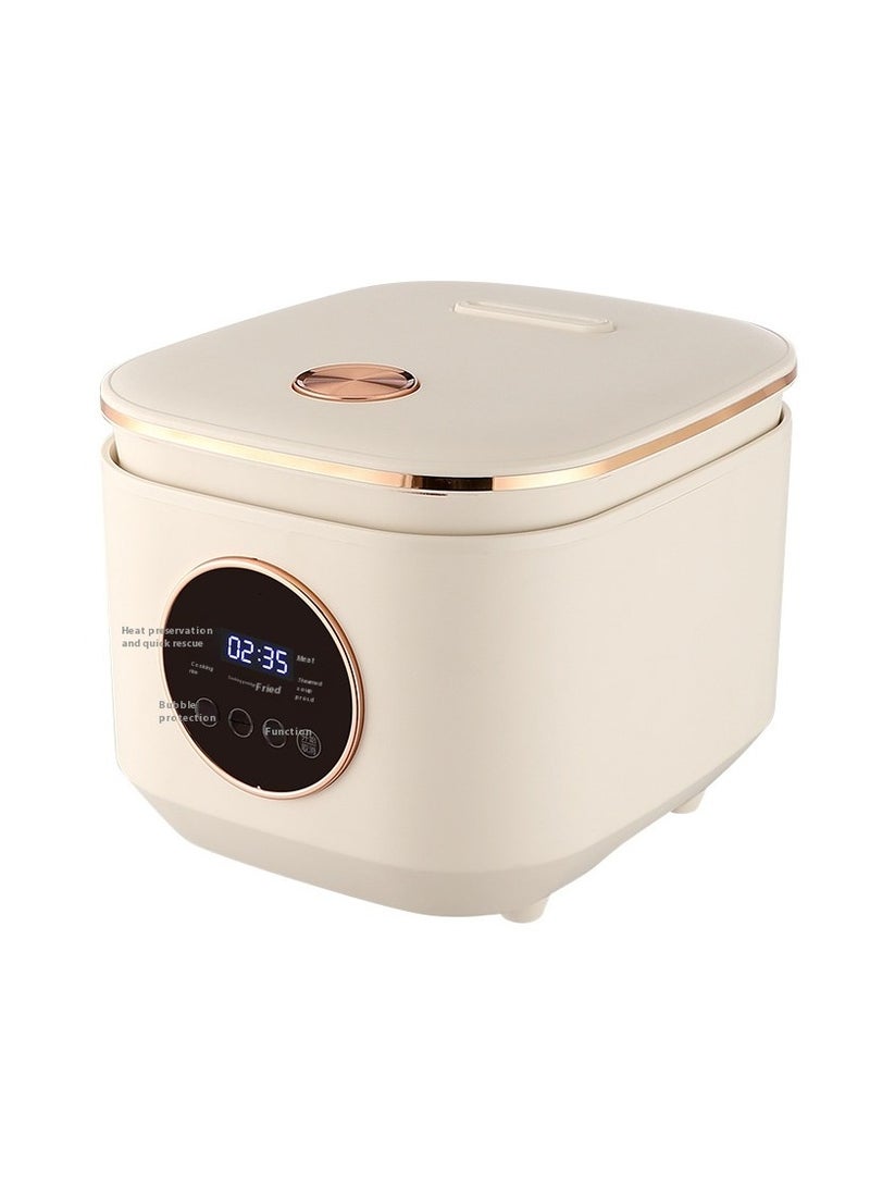 Smart Reservation Rice Cooker, Stainless Steel Inner Pot, Non-Stick Inner Pot, Cook/Steam/Keep Warm Function, 5 L, 900 W