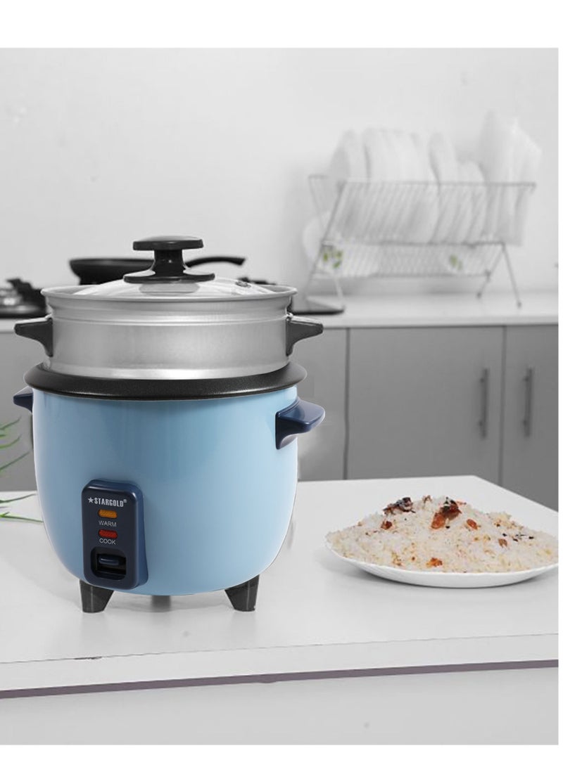 Electric Rice Cooker 1 L 400 W Blue/Black