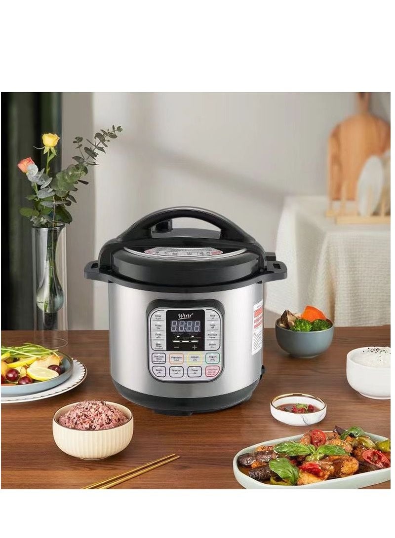 13 Liters Stainless Steel Multifunctional Electric Pressure Cooker WTR-1308 (2 years Warranty)