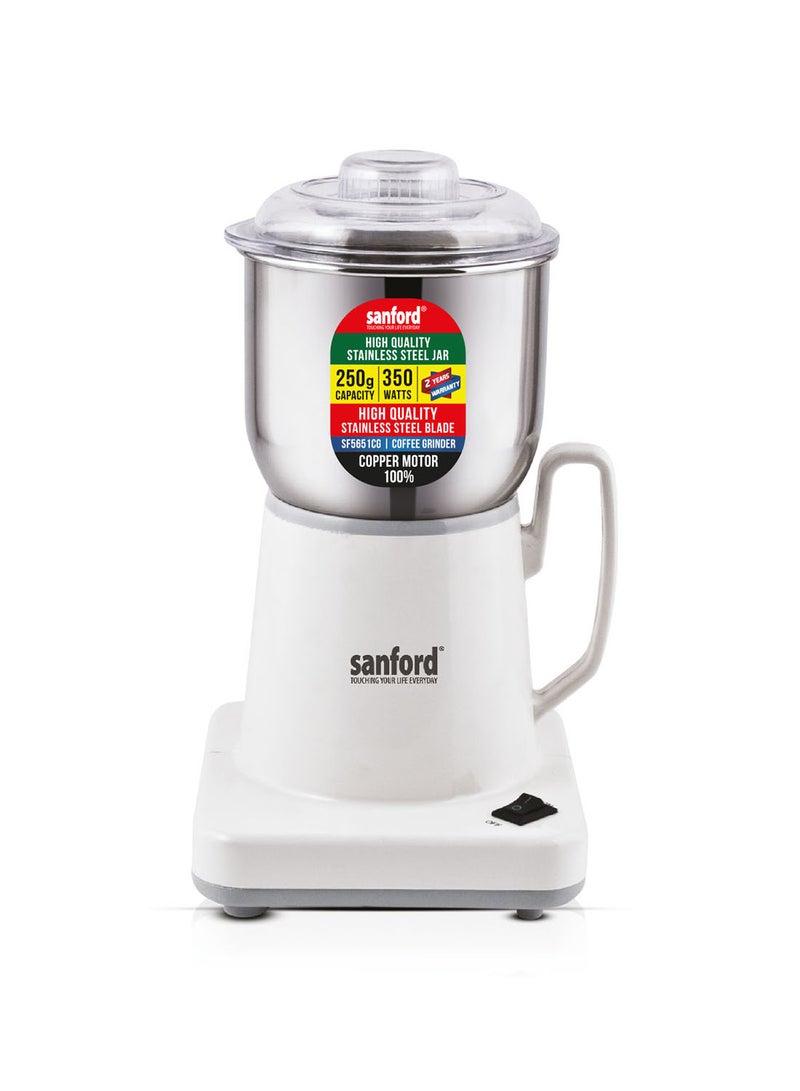 SANFORD COFFEE GRINDER 200 WATTS 0.9 kg 200 W SF5651CG BS White