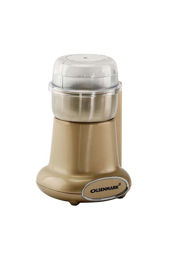 Electric Coffee Grinder 200.0 W OMCG2227 Gold