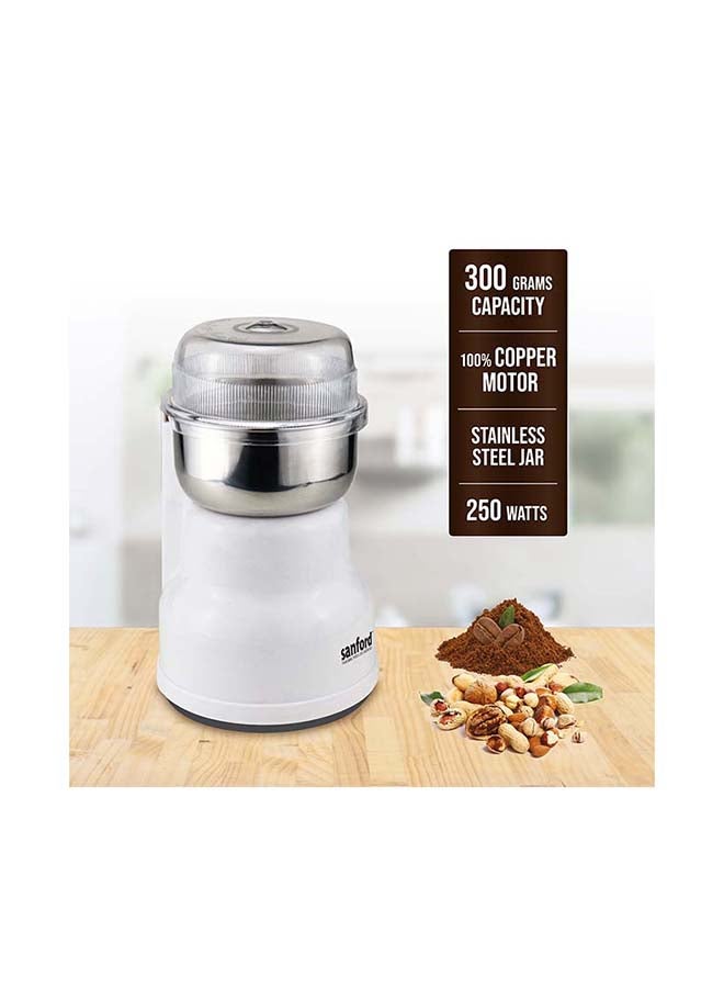 COFFEE GRINDER 250 WATTS 250.0 kW SF5658CG BS White