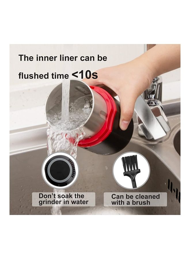 Electric Multifunctional Kitchen Grinder Coffee Bean Grind Mill 0.05 kg 150.0 W Grinder2202196 Black