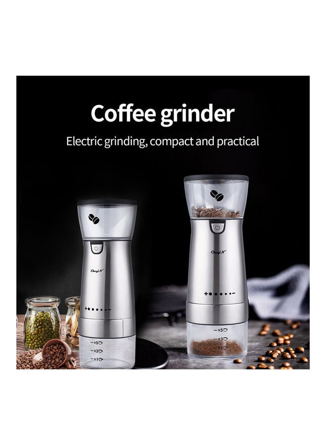 Electric Coffee Grinder with USB Charging Cable 15.0 W Grinder2202191 Silver