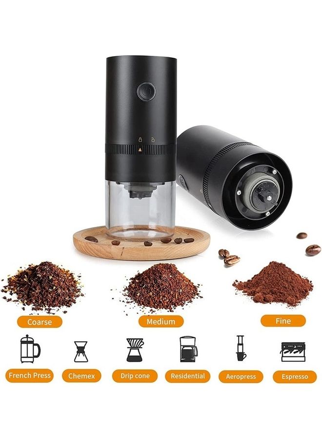 Electric Coffee Grinder Machine for Home Travel 13.0 W Grinder2202193 Black