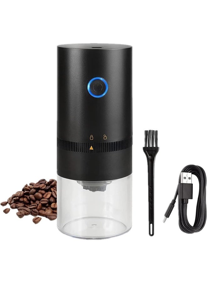 Coffee Grinder For Beans Portable Electric Burr Coffee Grinder, Small Automatic Coffee Bean Grinder with Multi Grind Setting for Espresso Drip Pour Over French Press, USB Rechargeable