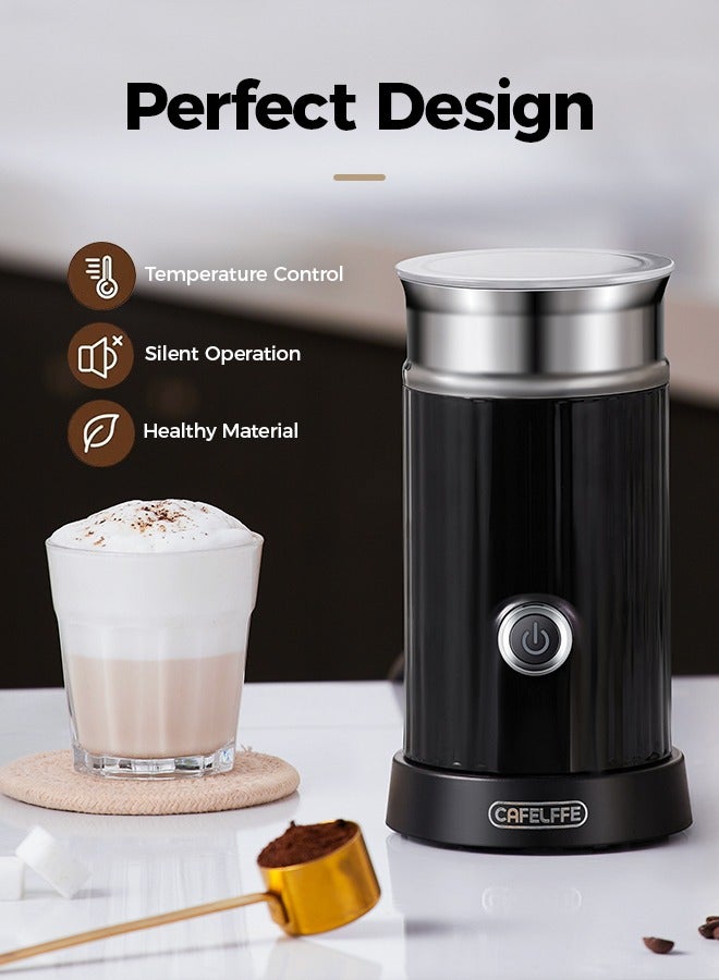 Electric Milk Frother Hot Cold Milk Foamer Milk Heater For Cappuccino And Latte 550W Black