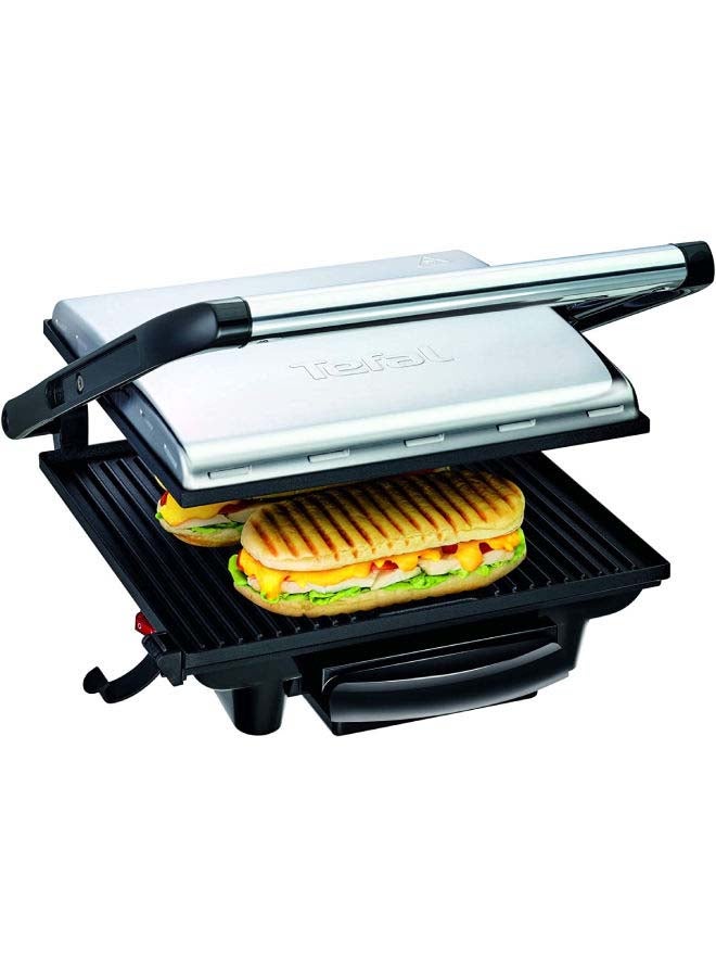 Grill | Panini and Meat Grill | Multifunctional | Non-stick Plates |2 Years Warranty 2000 W GC241D28 Silver/Black