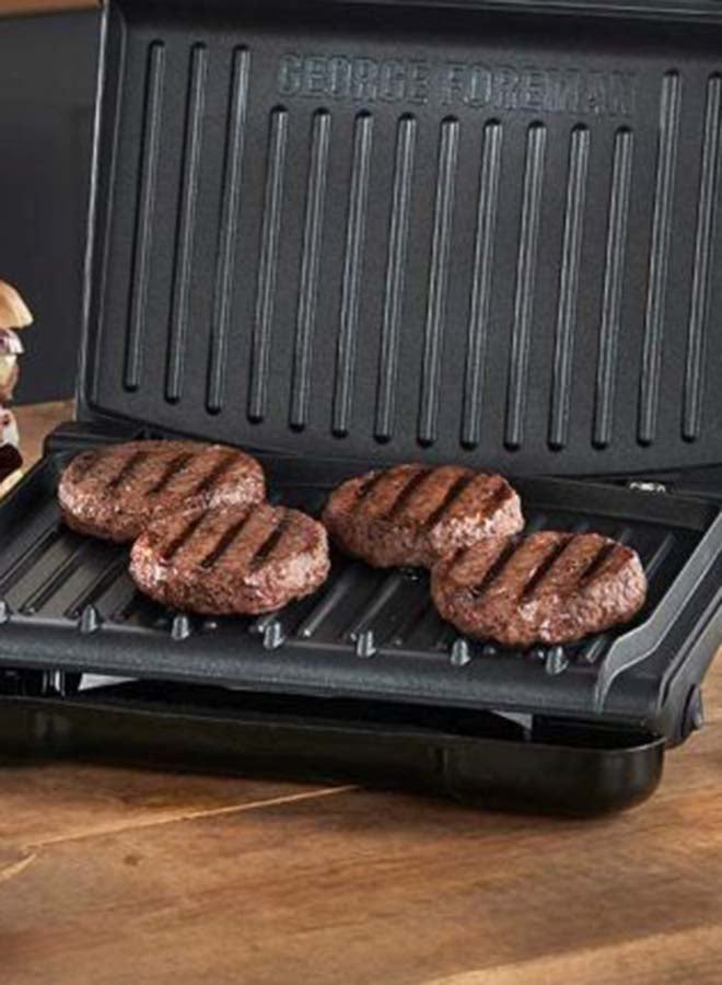 Electric Indoor Grill Medium, Stainless Steel Family Grill 1650 W 25041 Grey/Silver