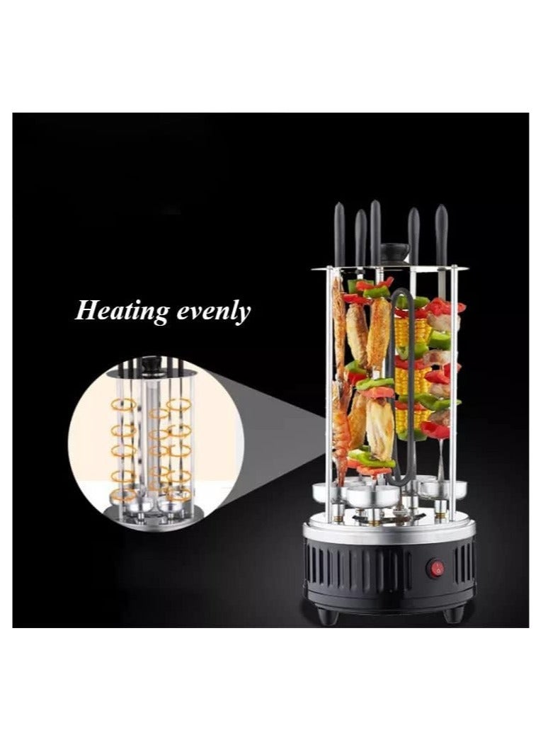 Electric Grill Indoor Barbecue 360 Degree BBQ Grill Machine