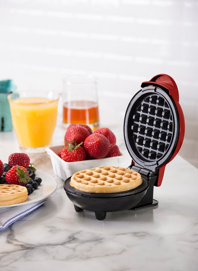 Mini Waffle Maker Machine 350 W DMW001RD Red/Black