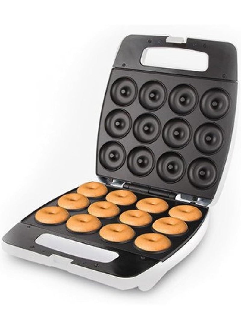 1400W Donut Maker Makes 12 Doughnuts Non-stick Surface Easy to Clean Mini Donut Maker Machine for Snacks Desserts & More