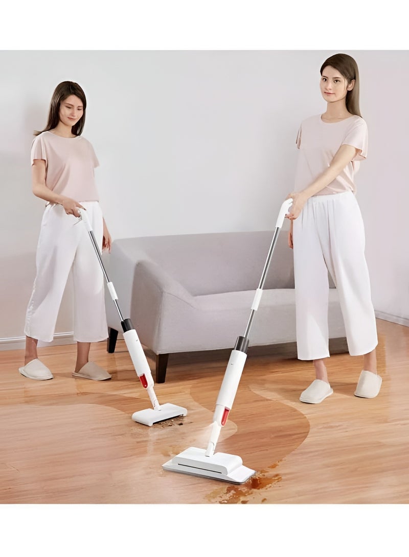 2 in1 Smart Cordless Handheld Rotatable Sweeper With Water Spraying Mop Floor Cleaner TB900 230ML Dustbin 0.28L Water Tank 360 Rotation 70mm Wide Inlet for Tiles, Marbles Other White