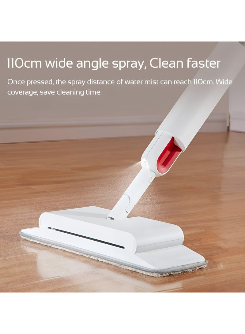 2 in1 Smart Cordless Handheld Rotatable Sweeper With Water Spraying Mop Floor Cleaner TB900 230ML Dustbin 0.28L Water Tank 360 Rotation 70mm Wide Inlet for Tiles, Marbles Other White